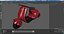 Konzept Elektroroller Vespa 98 Rot