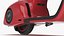 Konzept Elektroroller Vespa 98 Rot