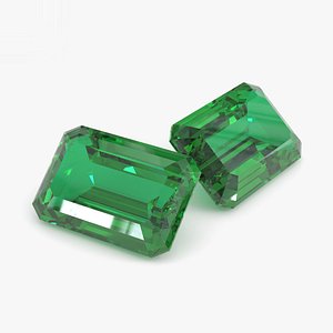 3D emerald