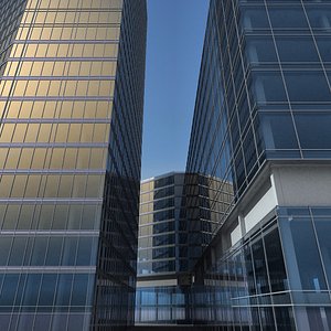 modern building 3d model