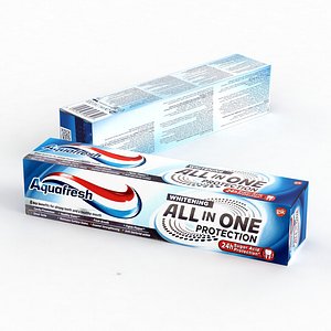 3D Aquafresh All in One Toothpaste Box 100ml 2021