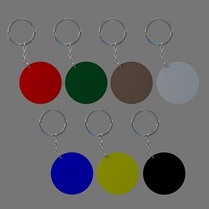 Price Tags round collection 3D model