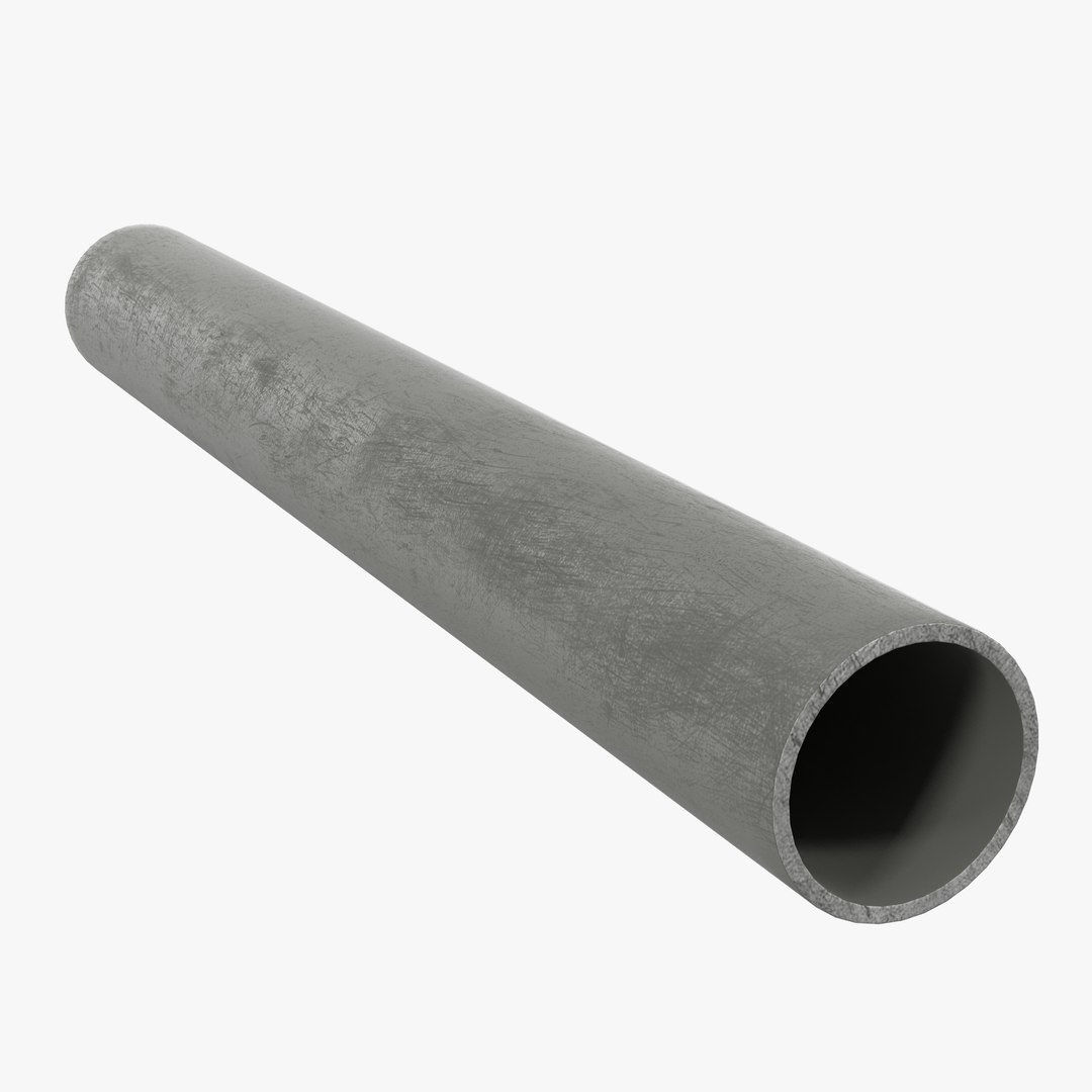 Iron Pipe 5 3D Model 3D model preview