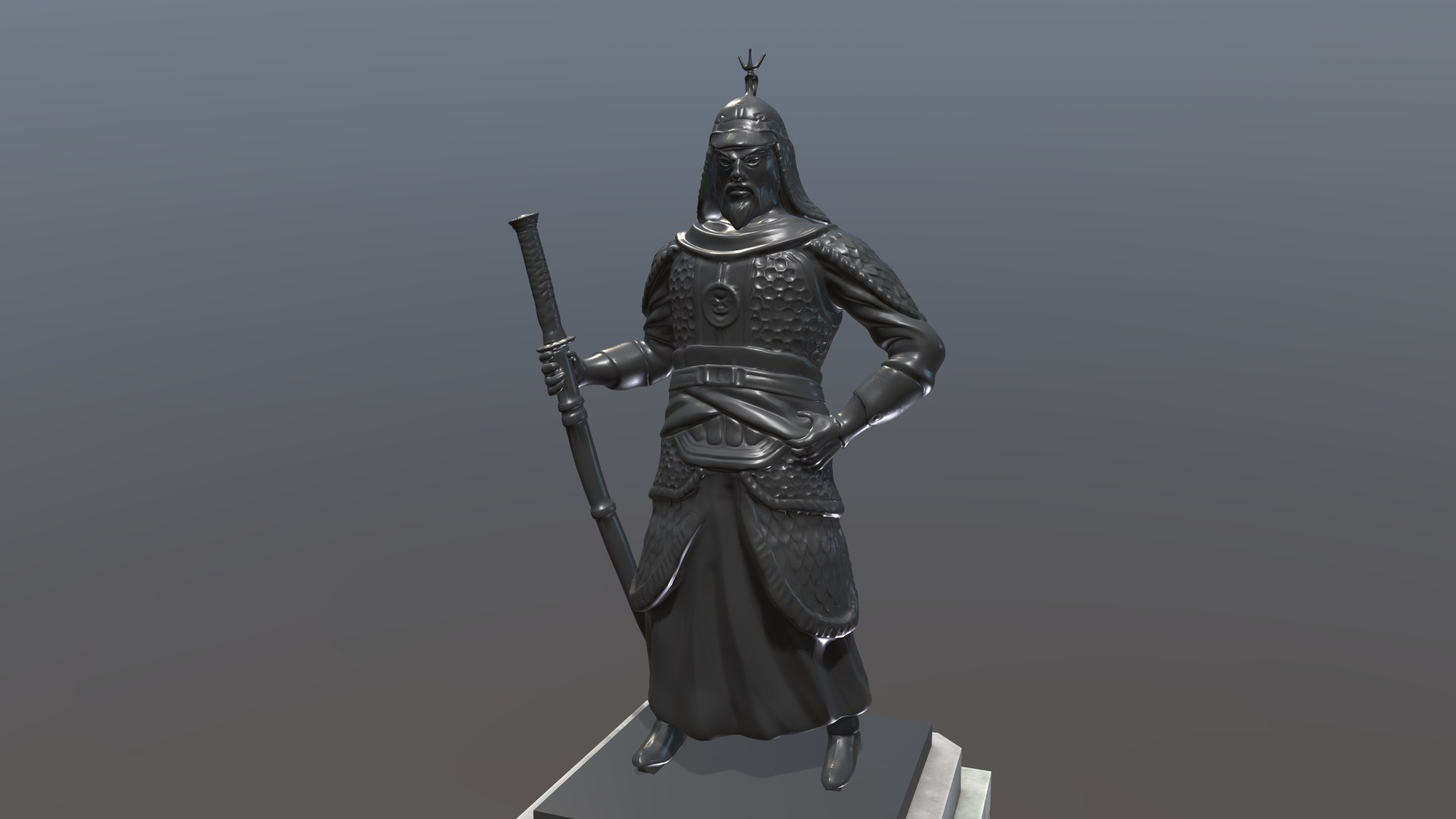 Statue of Admiral Yi Sun-sin 3D model https://p.turbosquid.com/ts-thumb/yk/nUlYLR/1z/qq20250822165031/png/1755854392/1920x1080/fit_q87/80da2d0414a12e9d8e776c793d3b2c8fa199a798/qq20250822165031.jpg