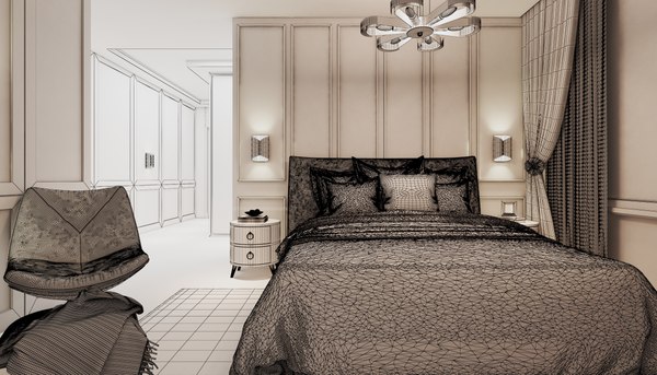 modelo 3d Cuarto - TurboSquid 1605348