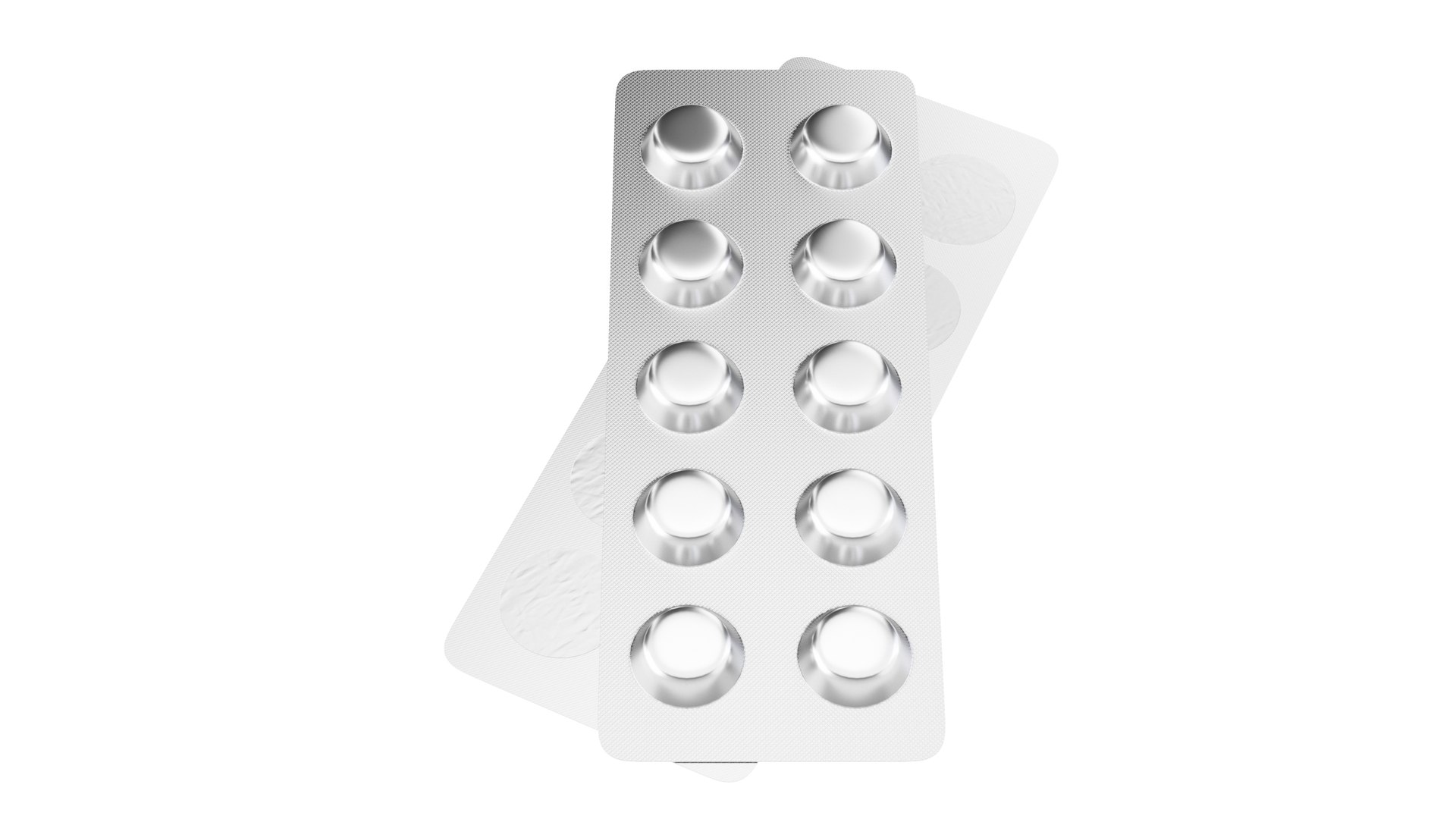Pills Blister Pack Model - TurboSquid 2154082
