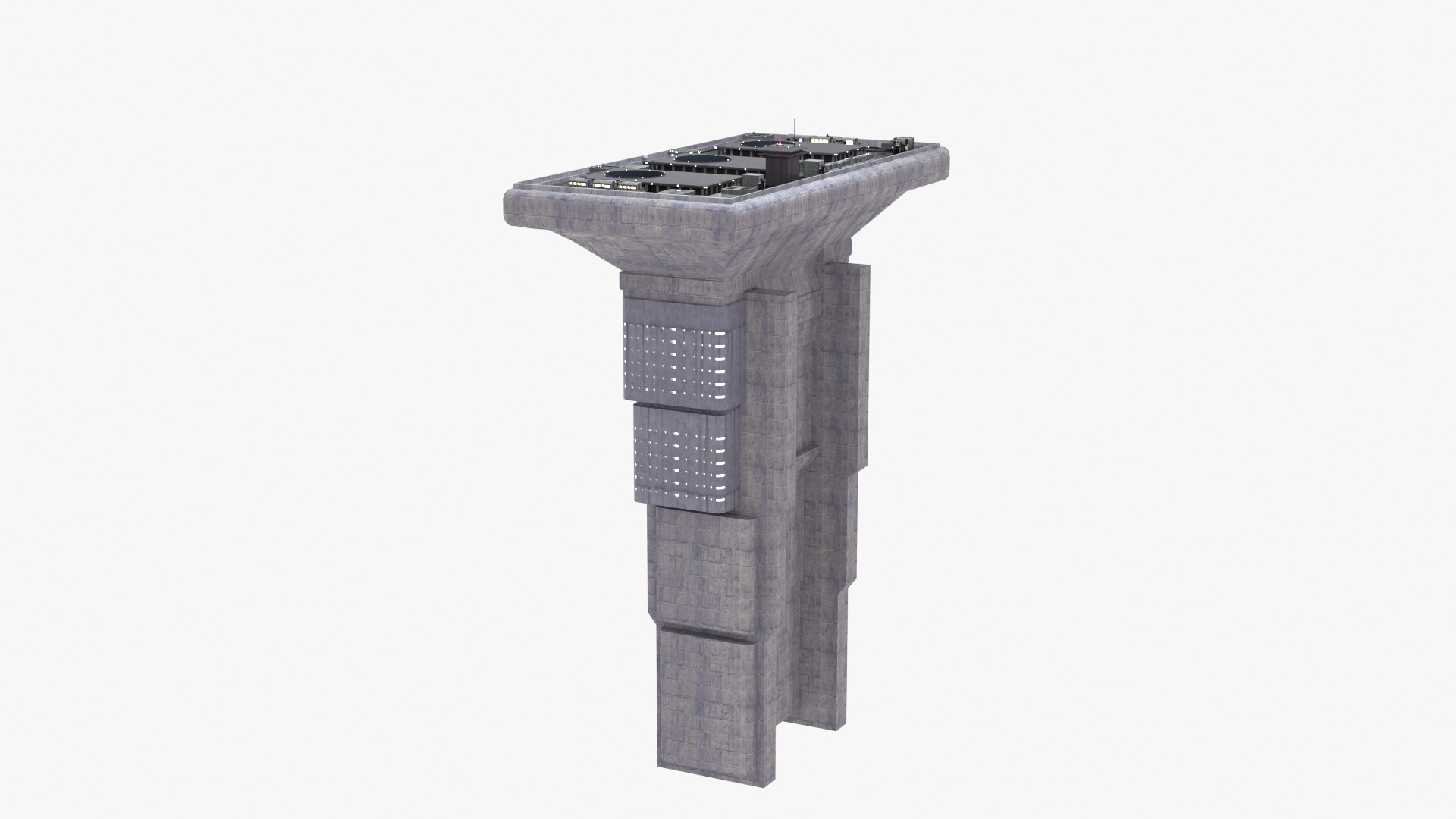 LAPD Bladerunner Building Cyberpunk Model - TurboSquid 1716503