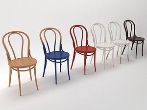3D thonet chair