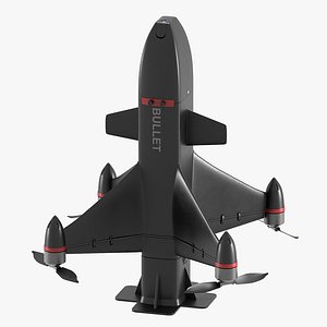 3D model General Cherry Bullet interceptor drone