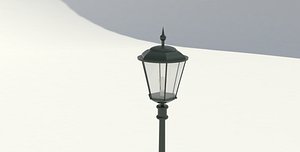 park lamp 3d obj