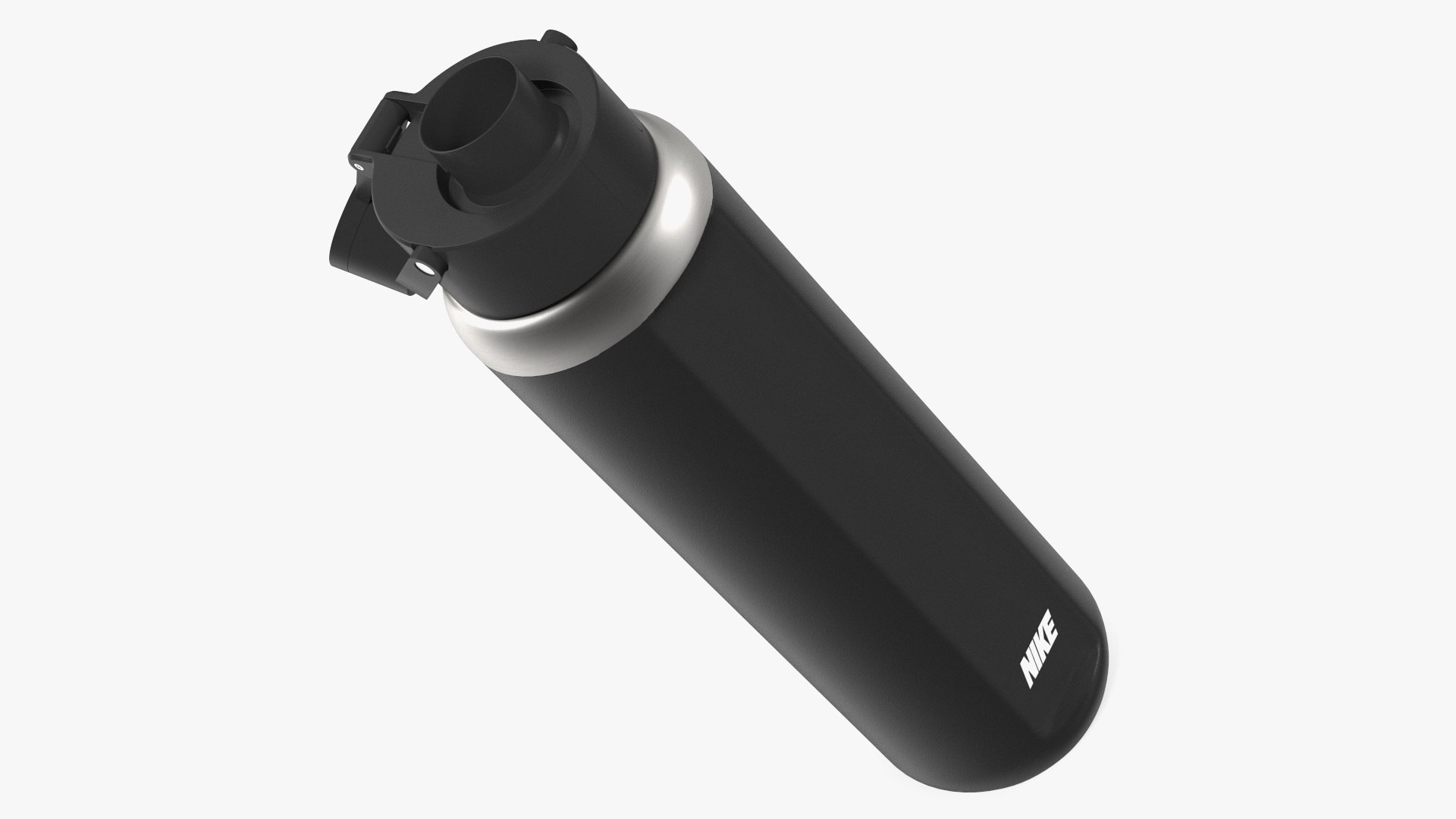 Sports Bottle Nike Black Open 3D model preview