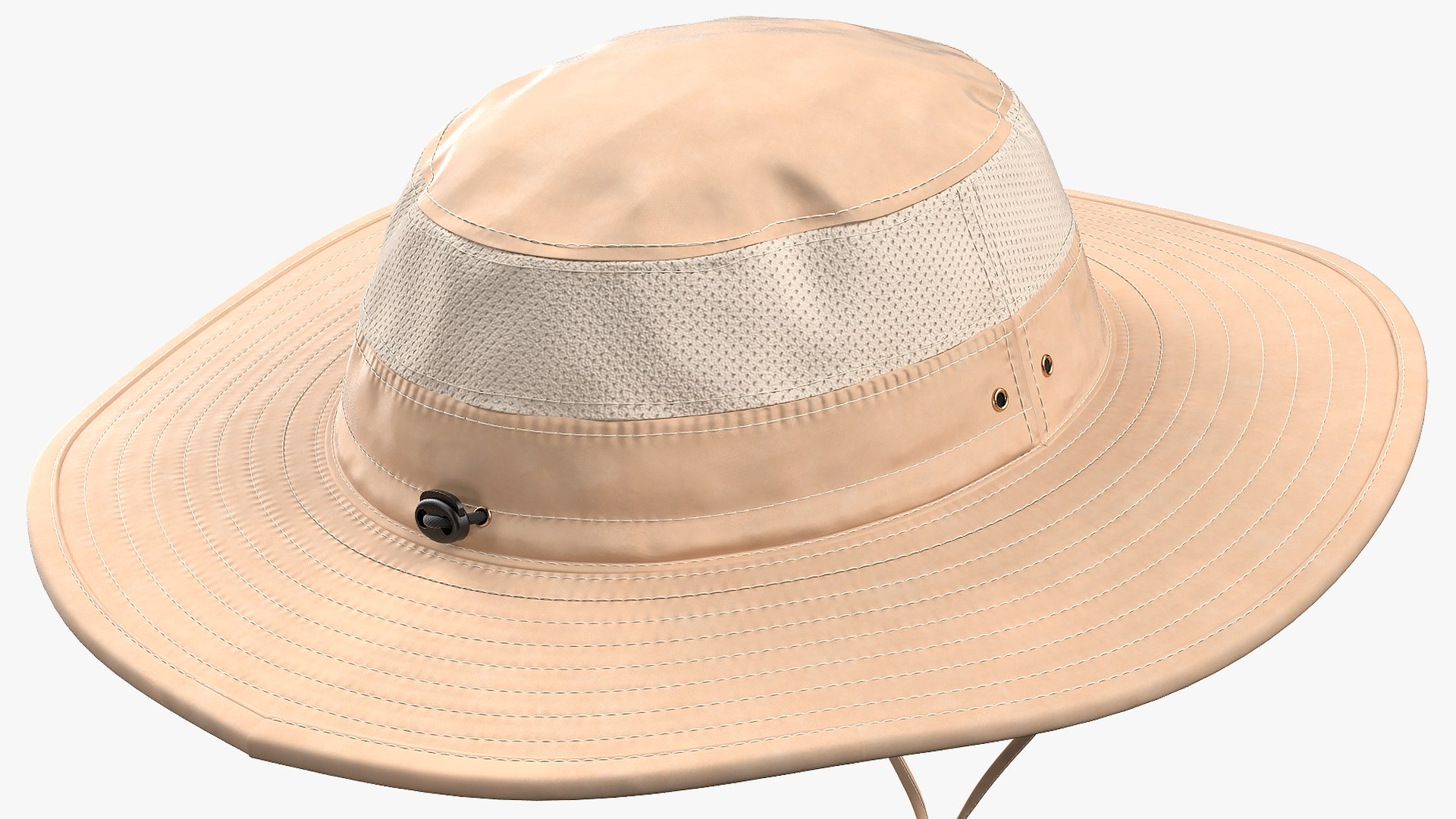 Khaki fishing hat 3D model TurboSquid 1439208