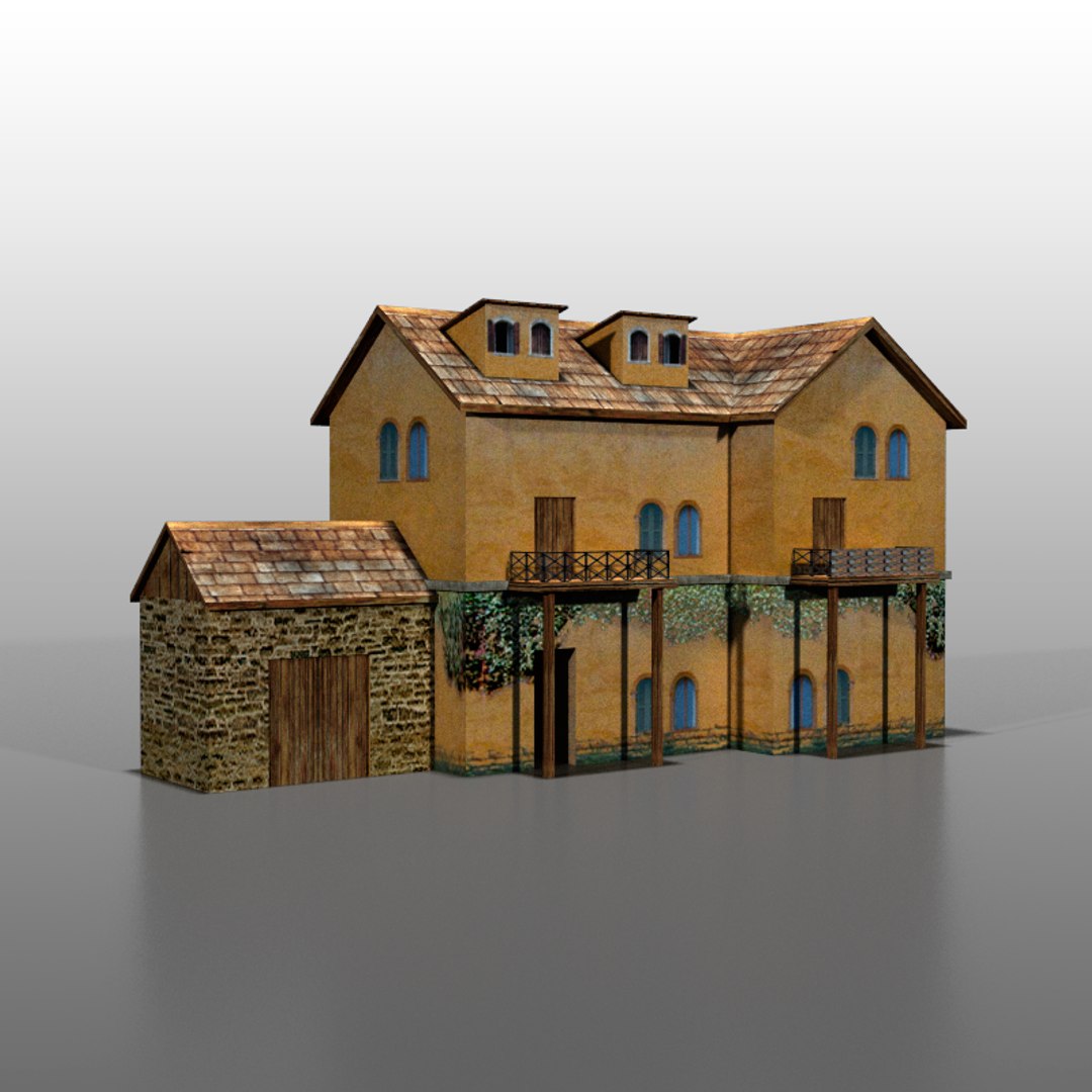 3d Model Italian House