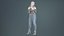 Mulher de Jeans, Top Preto e Cachecol 3 Remasterizado