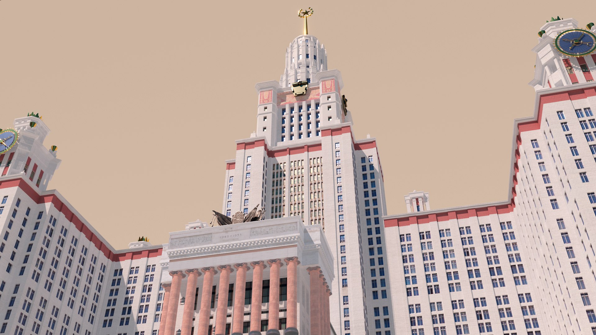 3D MGU State University Model - TurboSquid 2112110