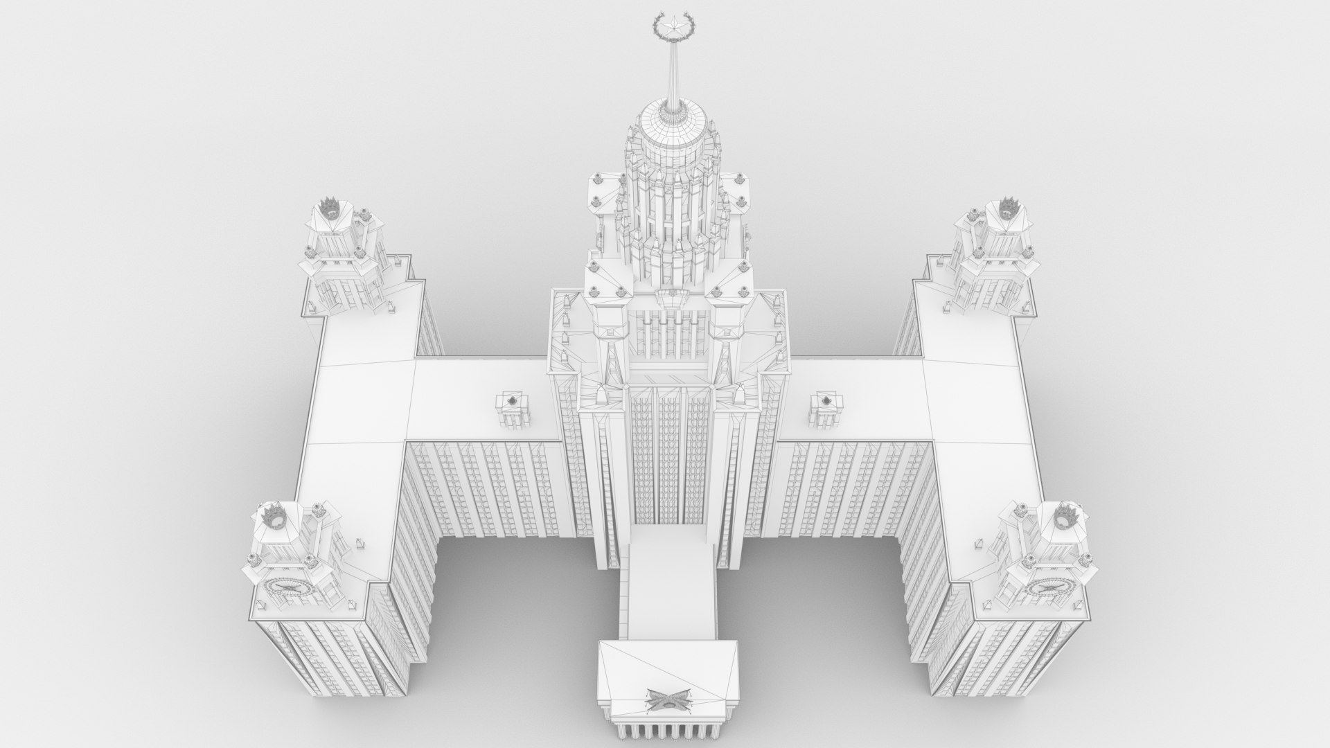 3D MGU State University Model - TurboSquid 2112110