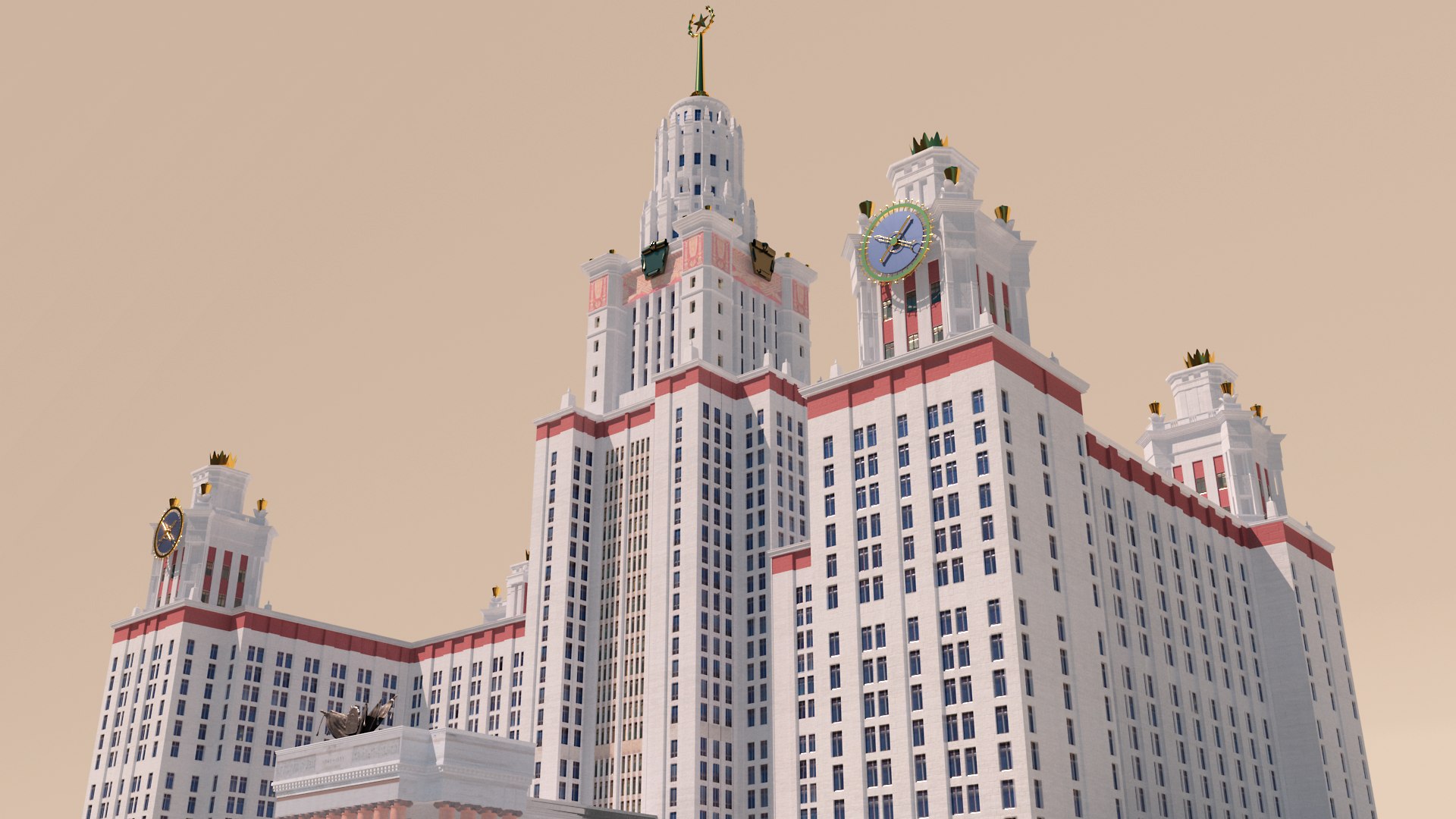 3D MGU State University Model - TurboSquid 2112110