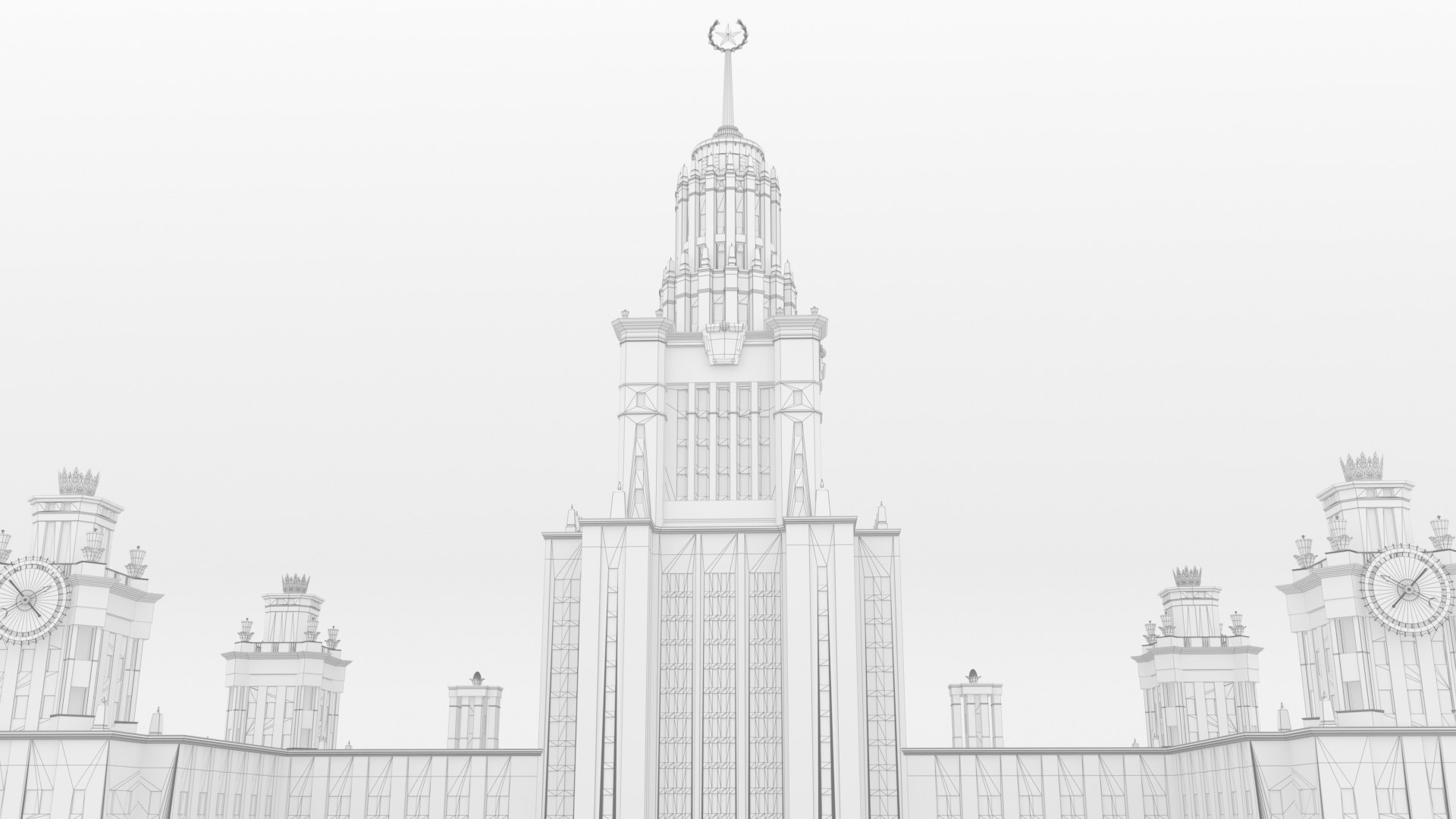 3D MGU State University Model - TurboSquid 2112110