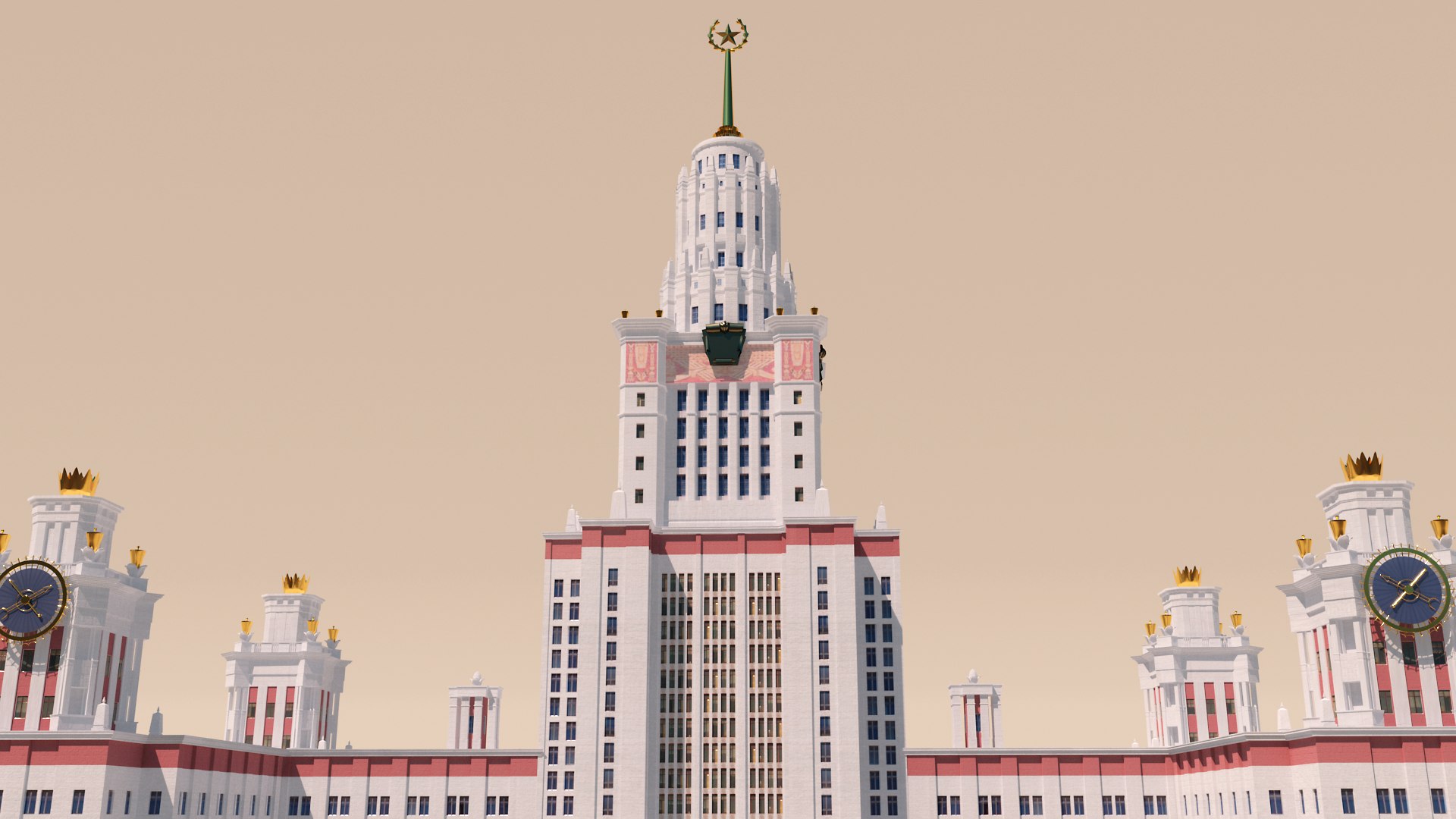 3D MGU State University Model - TurboSquid 2112110