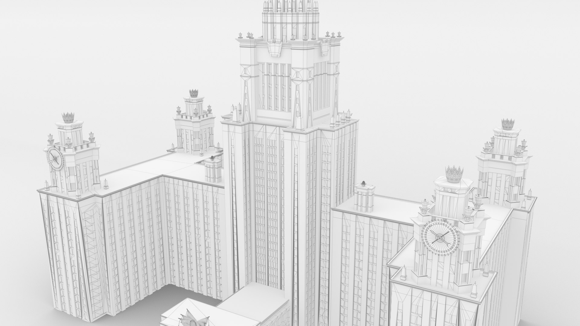 3D MGU State University Model - TurboSquid 2112110