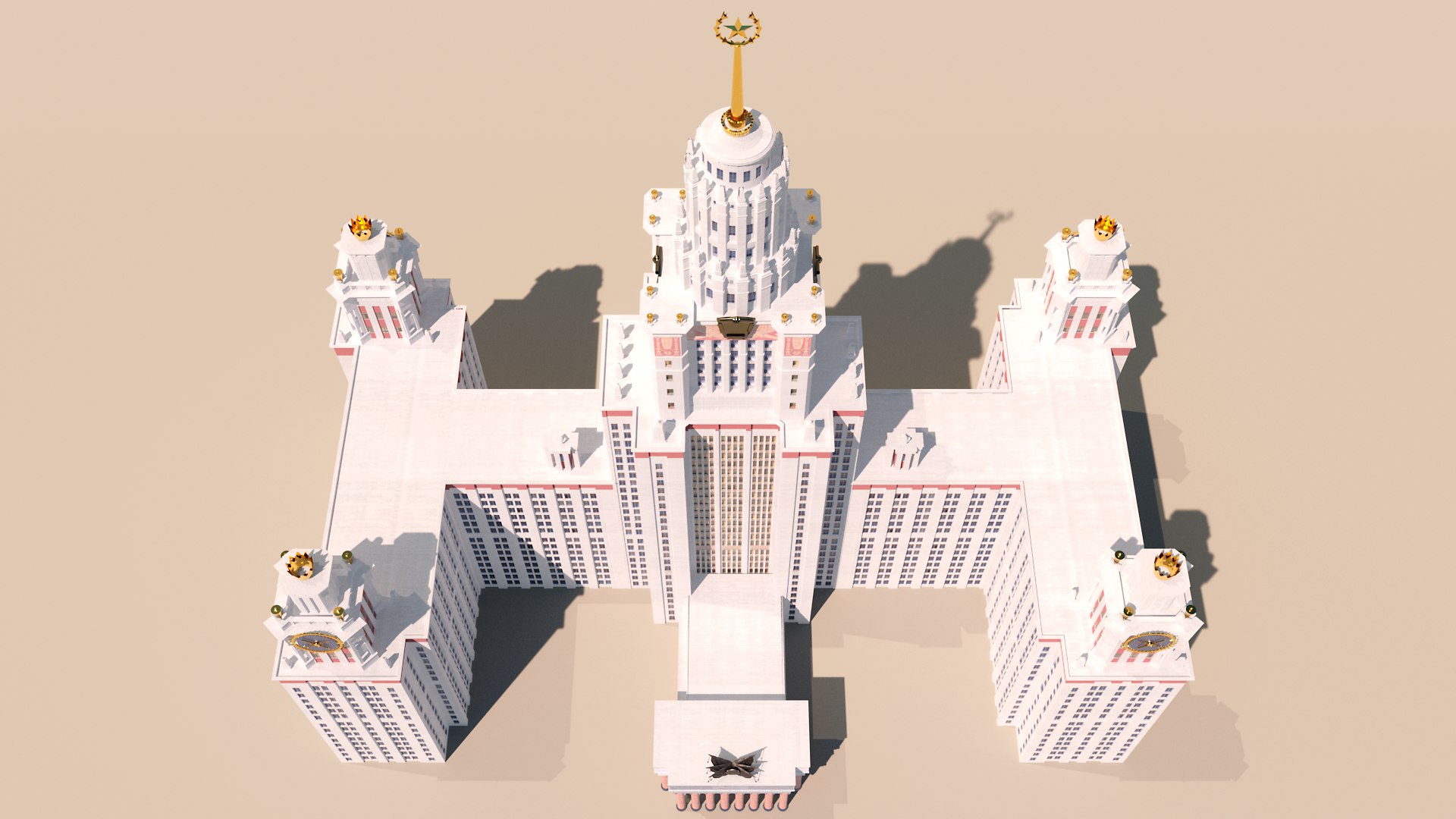 3D MGU State University Model - TurboSquid 2112110