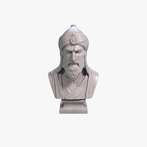 Saladin Bust The Legendary Muslim Leader model