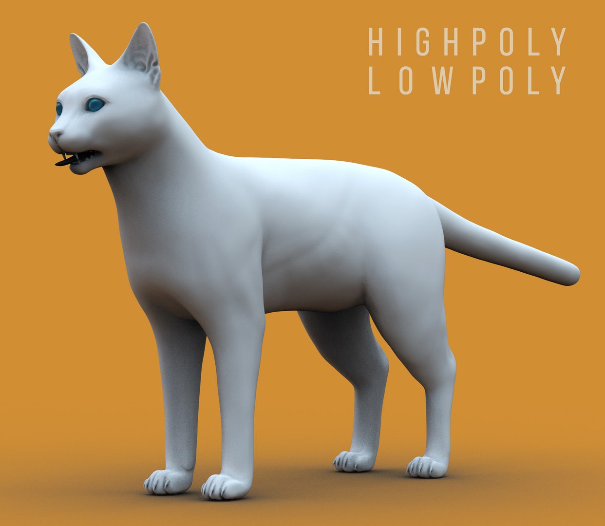 3D Model Cat - TurboSquid 1533983