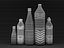 Modelo 3D Botellas watter SNO