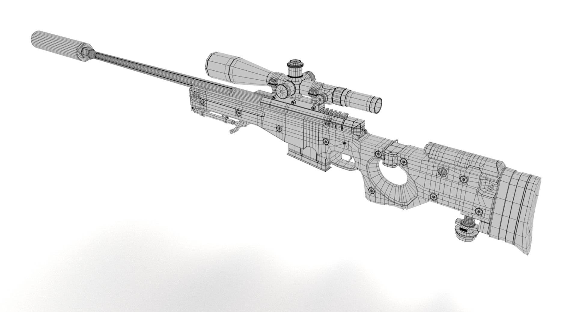 SNIPER L115A3 Weapon Arma Rifle - - 3D Warehouse