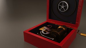 Una caja de música imprimible en 3D・Cults