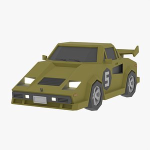 Low poly Car 21 3D model