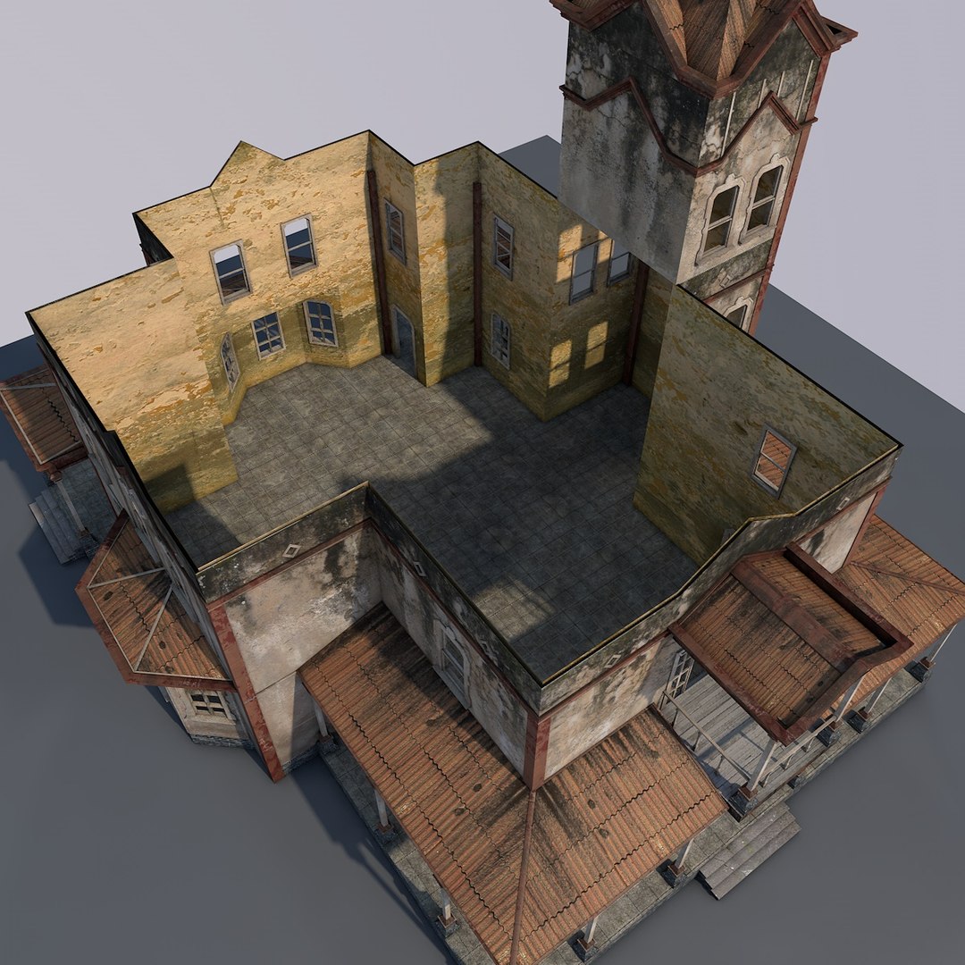 Abandoned house games model - TurboSquid 1169687