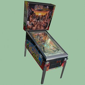 Máquina de pinball da ilha de Gilligans Modelo 3D - TurboSquid 454533