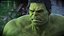 Hulk Threatening Pose Fur for Maya