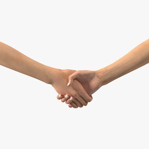 Handshake Gesture Emoji 3D Model $19 - .3ds .blend .c4d .fbx .max