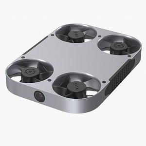 Compact Selfie Drone Silver Black