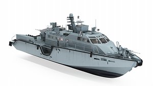 Mark VI Patrol Boat Dirty 3D model