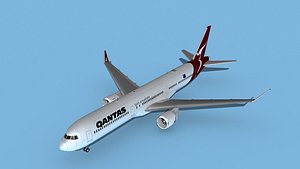 Boeing 767-400 Qantas model