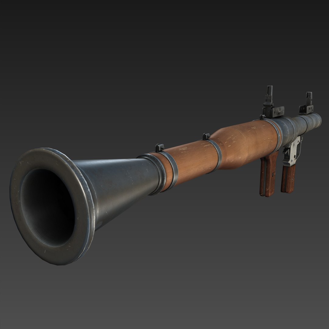 3d Model Rpg-7 Launcher