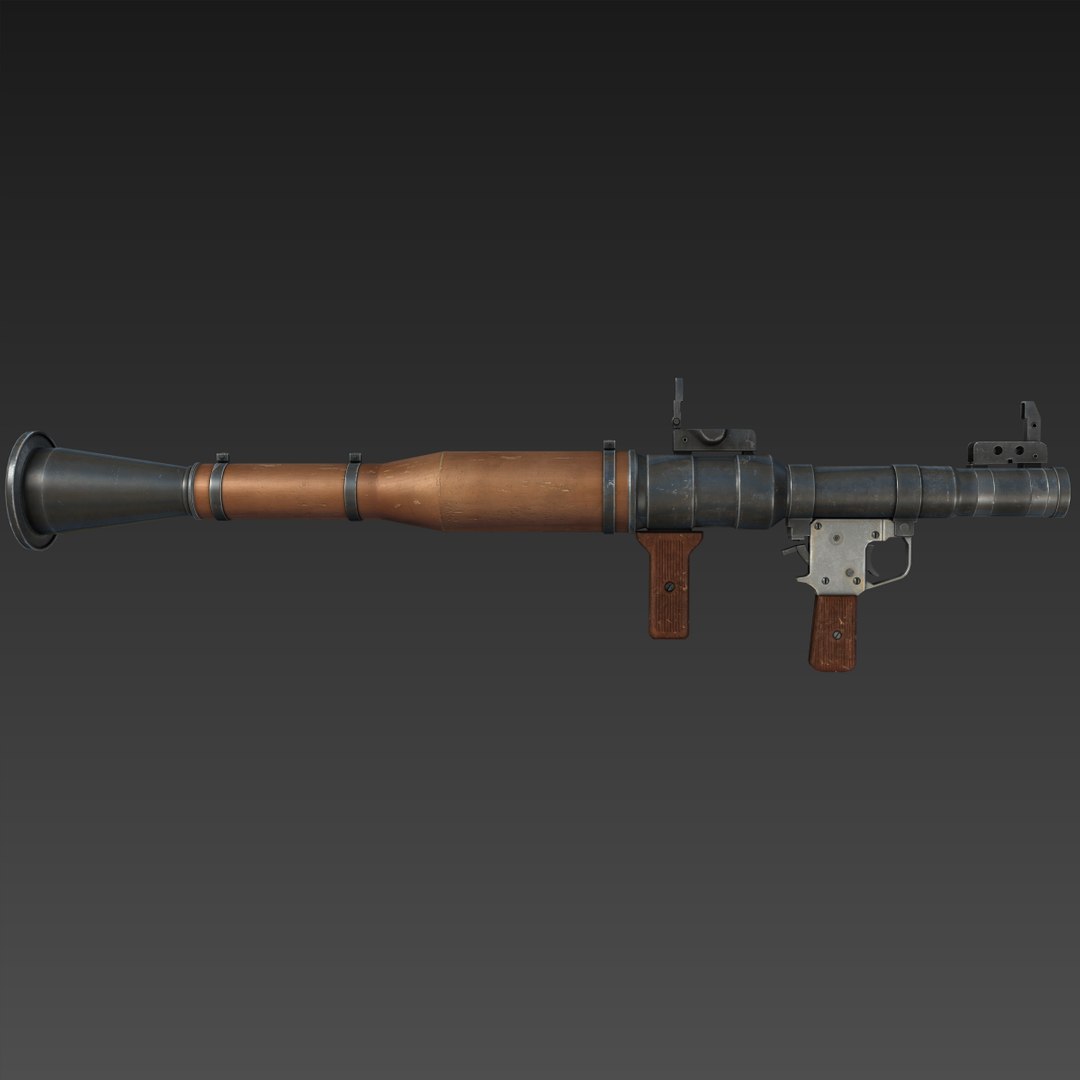 3d Model Rpg-7 Launcher