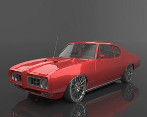 3D 1968 Pontiac GTO
