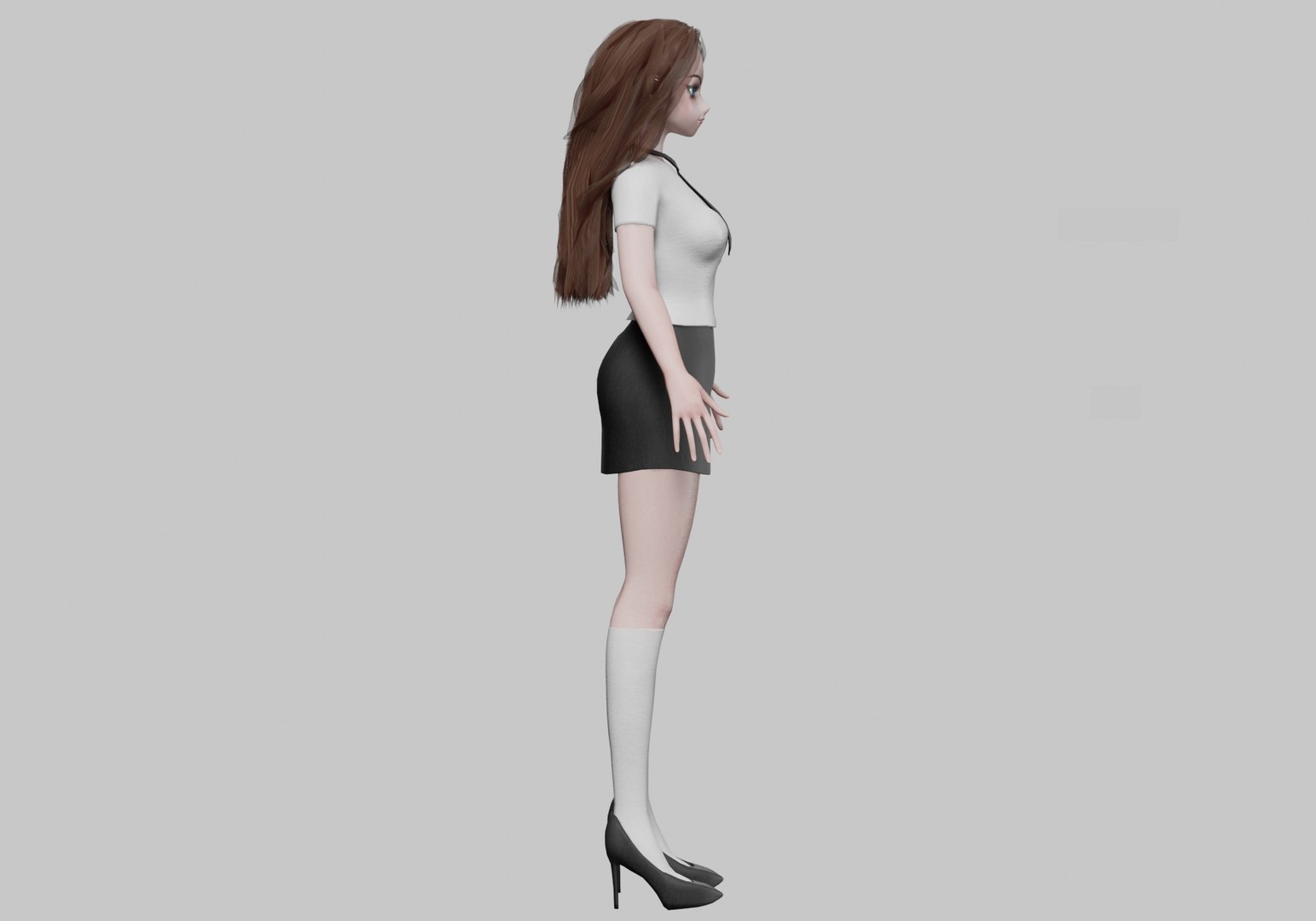 Basic Standard Girl V33462 3D Model - TurboSquid 2271984