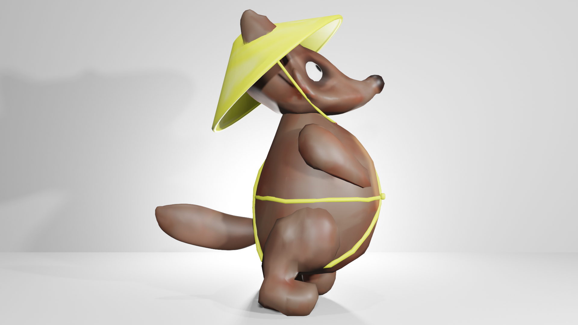 modelo 3d mapache-Tanuki gratis - TurboSquid 1732169