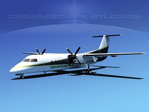 3d dhc-8 q300