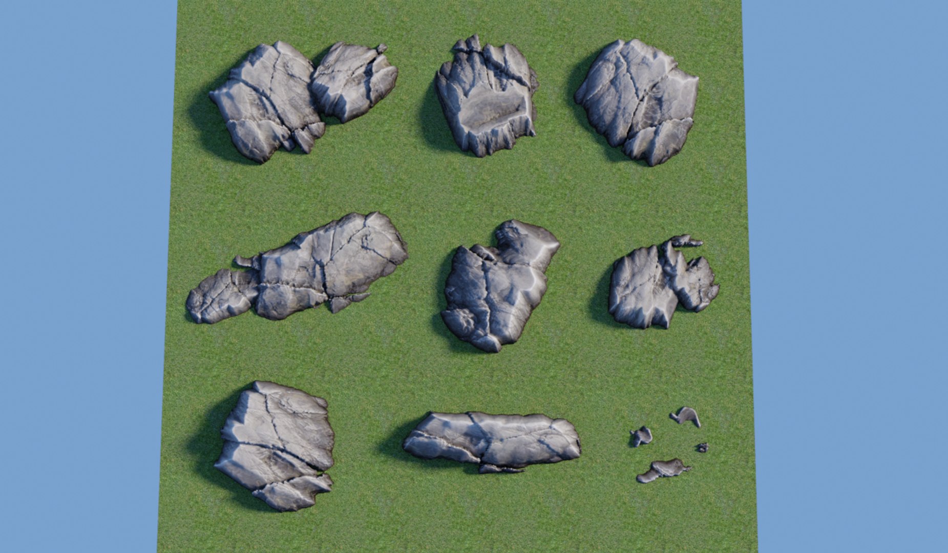Pack Rocks 3D Model - TurboSquid 1523012