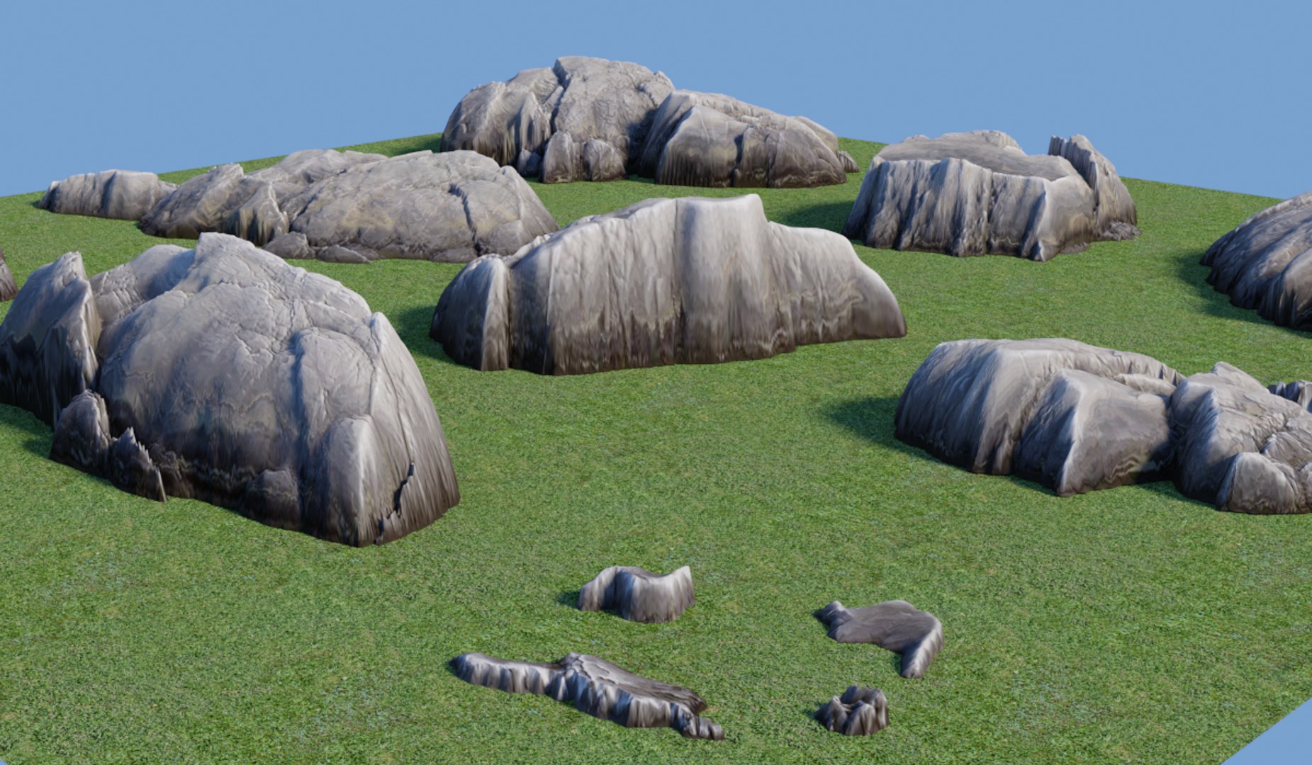 Pack Rocks 3D Model - TurboSquid 1523012
