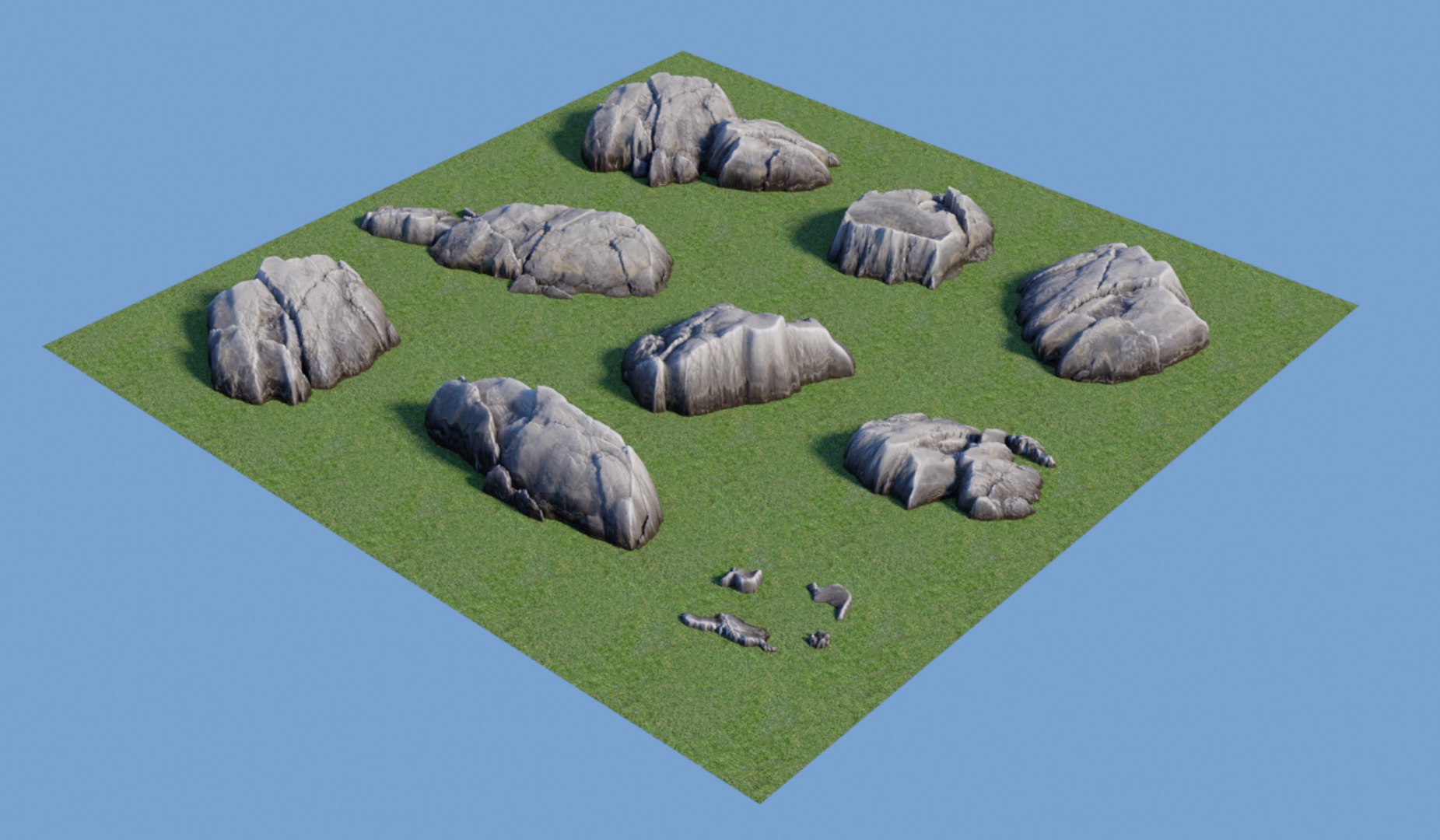 Pack Rocks 3D Model - TurboSquid 1523012