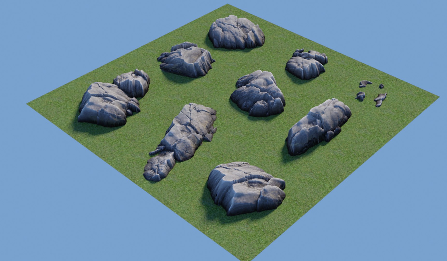 Pack Rocks 3D Model - TurboSquid 1523012