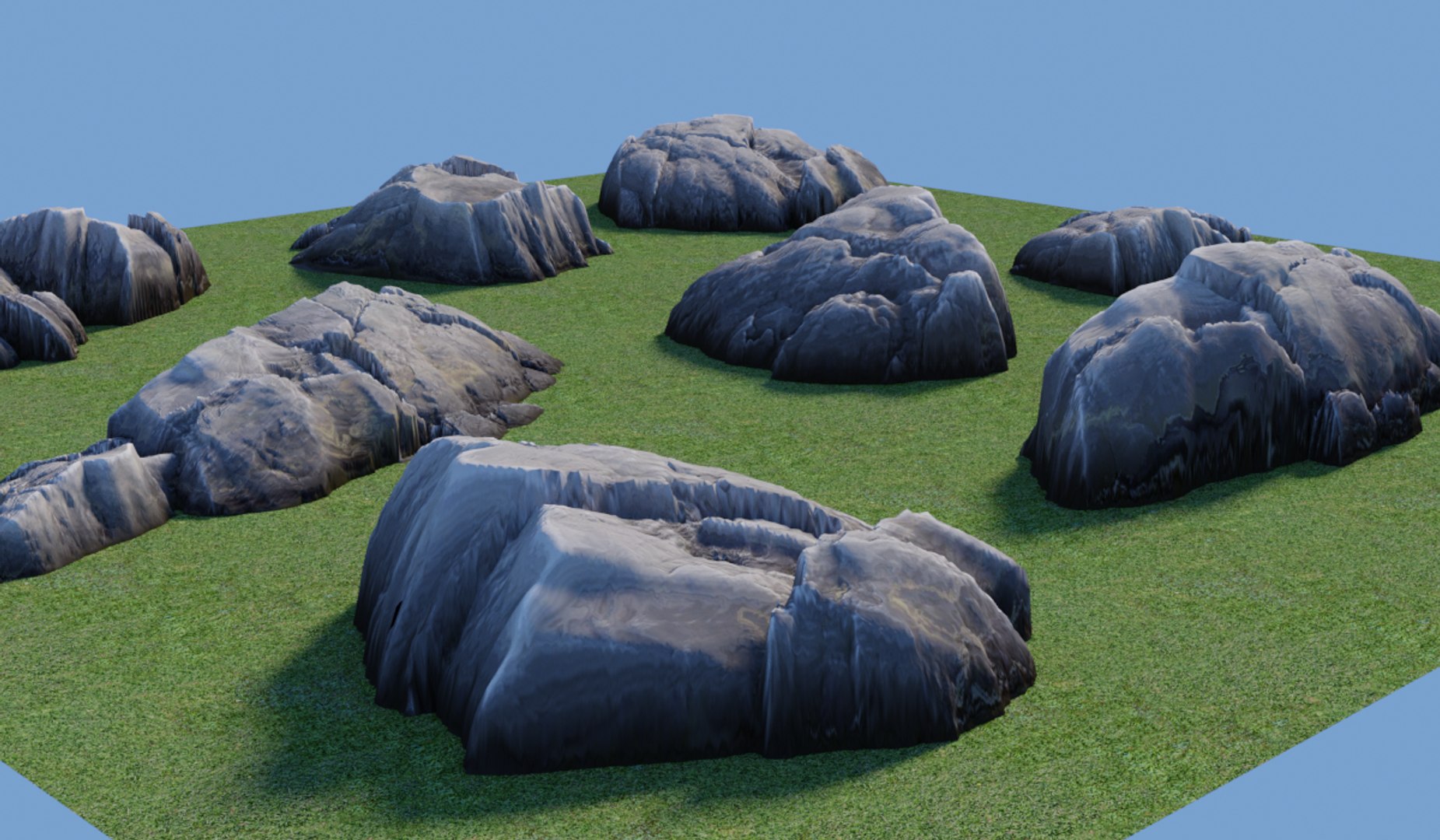 Pack Rocks 3D Model - TurboSquid 1523012