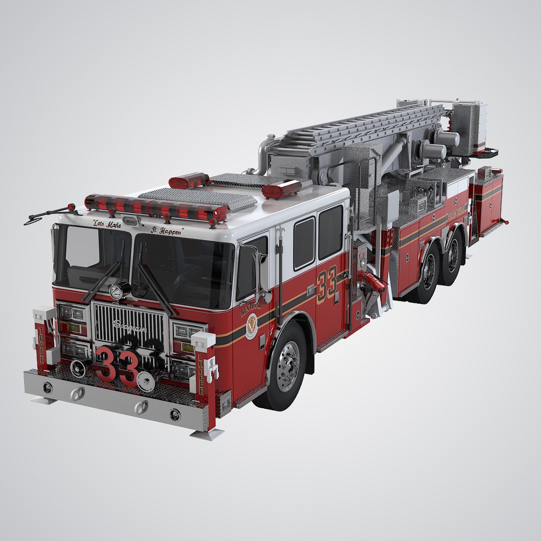 3d seagrave apparatus model